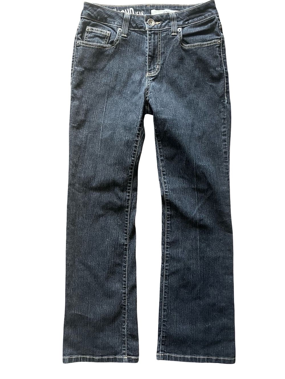 DKNY stonewashed black petite women's 6 jeans classic rugged  denim waste 28